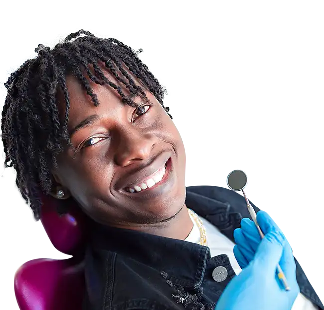 x dentistry cleaning types section background